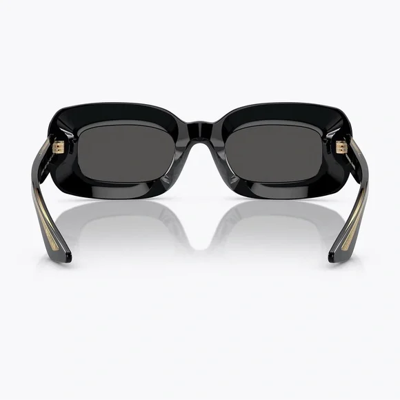 Khaite x Oliver Peoples Black Rectangular Sunglasses - Picture 3 of 3